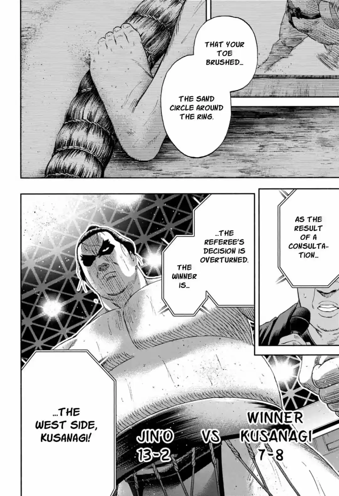 Hinomaru Zumou Chapter 244: Jin'o And The National Treasures