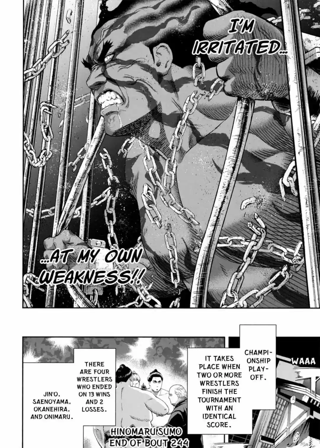 Hinomaru Zumou Chapter 244: Jin'o And The National Treasures