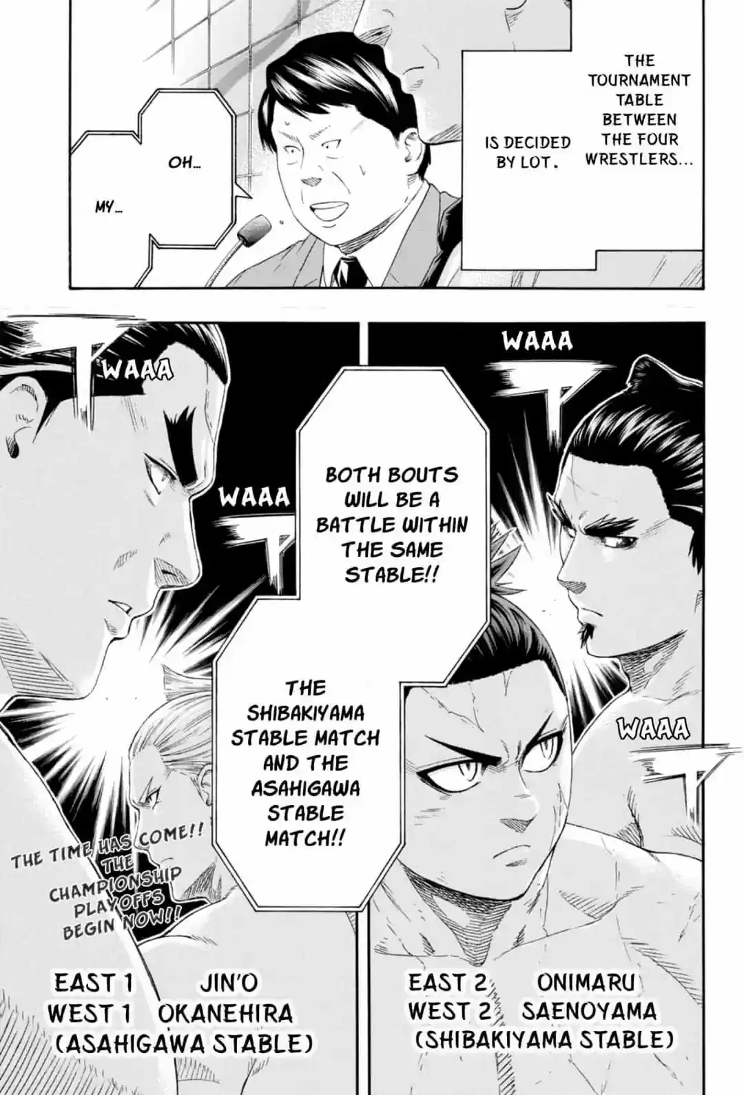Hinomaru Zumou Chapter 244: Jin'o And The National Treasures