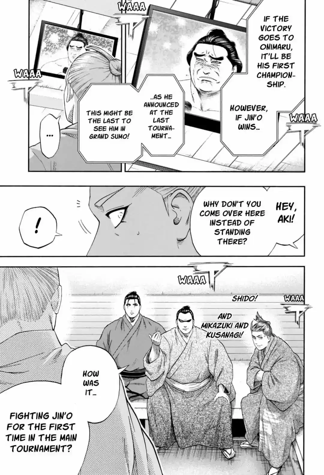 Hinomaru Zumou Chapter 247: Onimaru Kunitsuna And Jin's O, Again