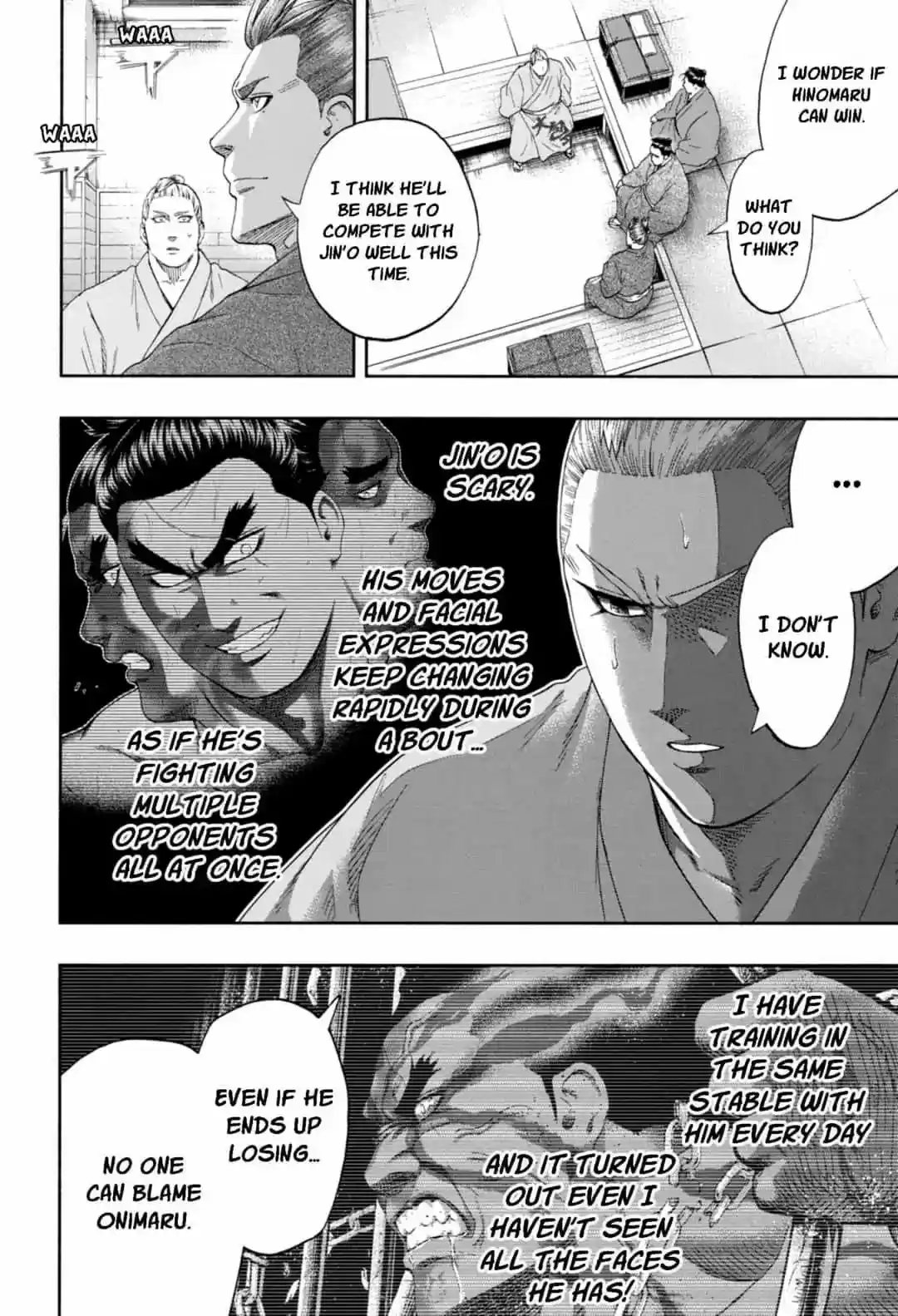 Hinomaru Zumou Chapter 247: Onimaru Kunitsuna And Jin's O, Again