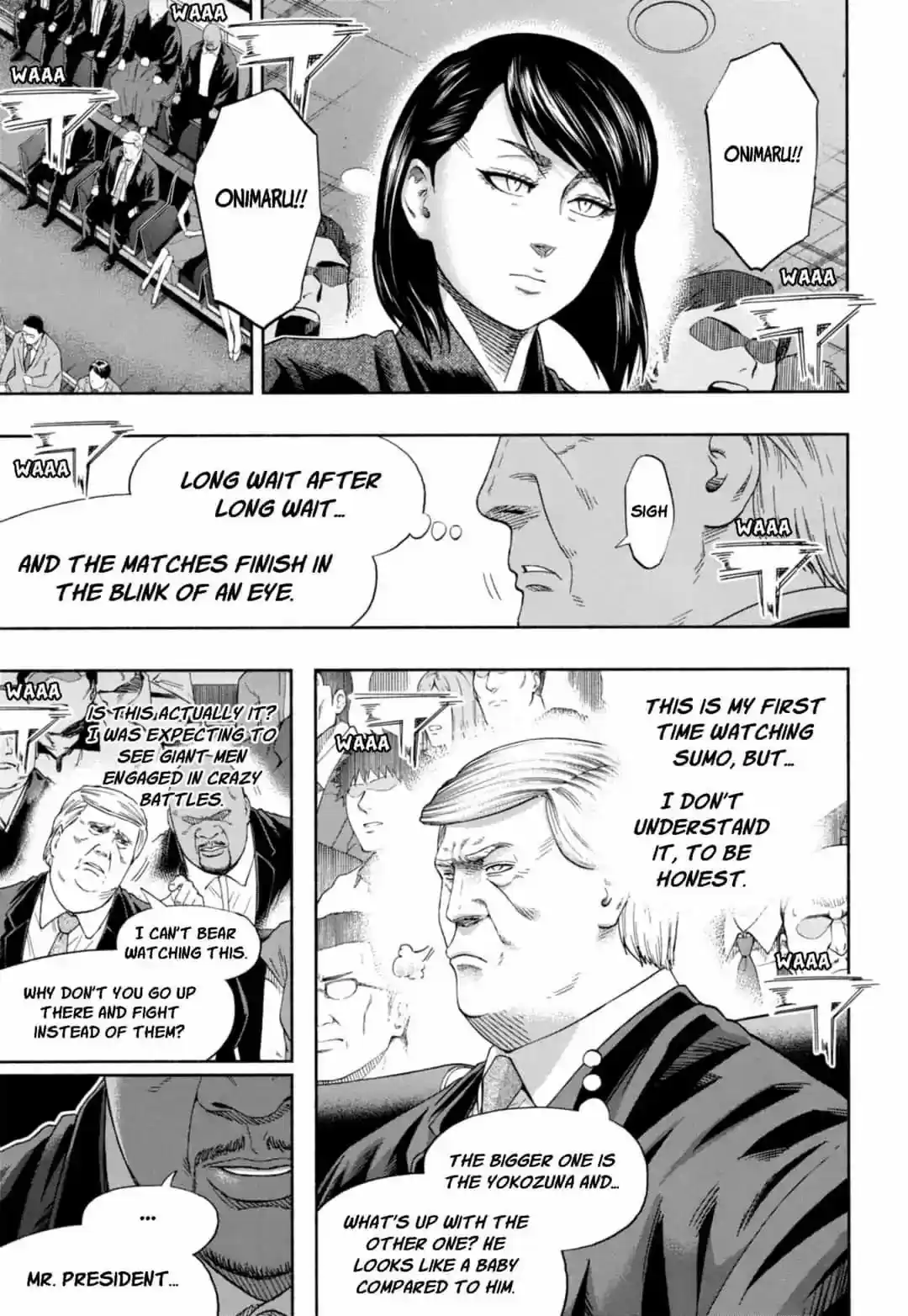 Hinomaru Zumou Chapter 247: Onimaru Kunitsuna And Jin's O, Again