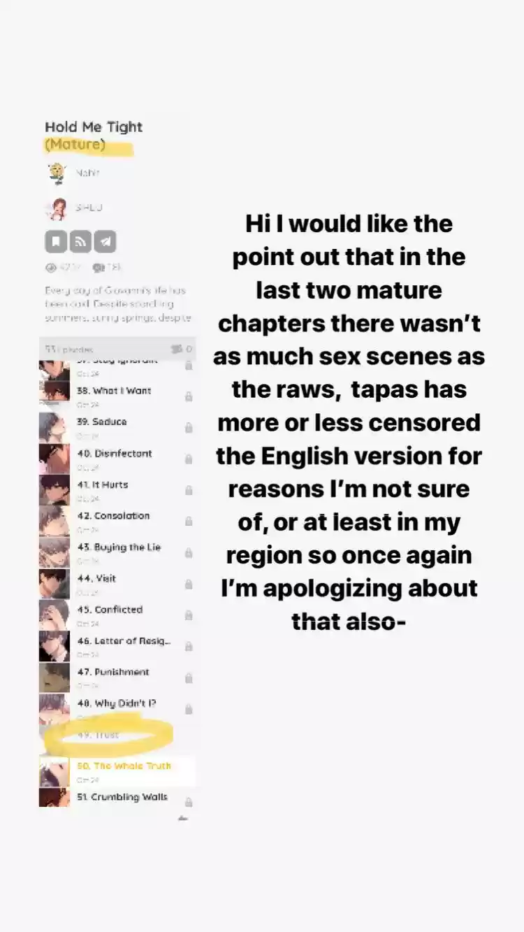 Hold Me Tight Chapter 51