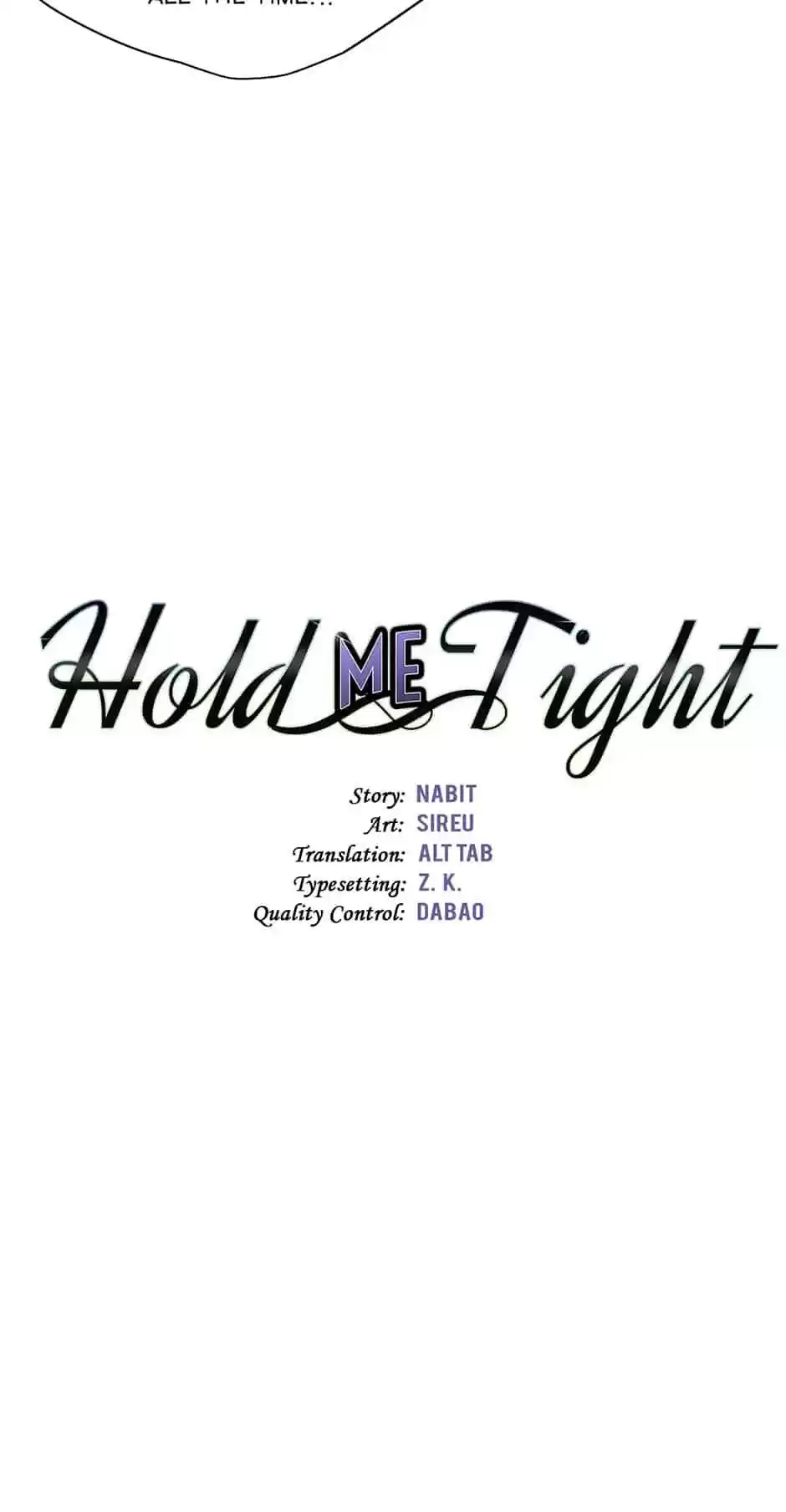 Hold Me Tight Chapter 61