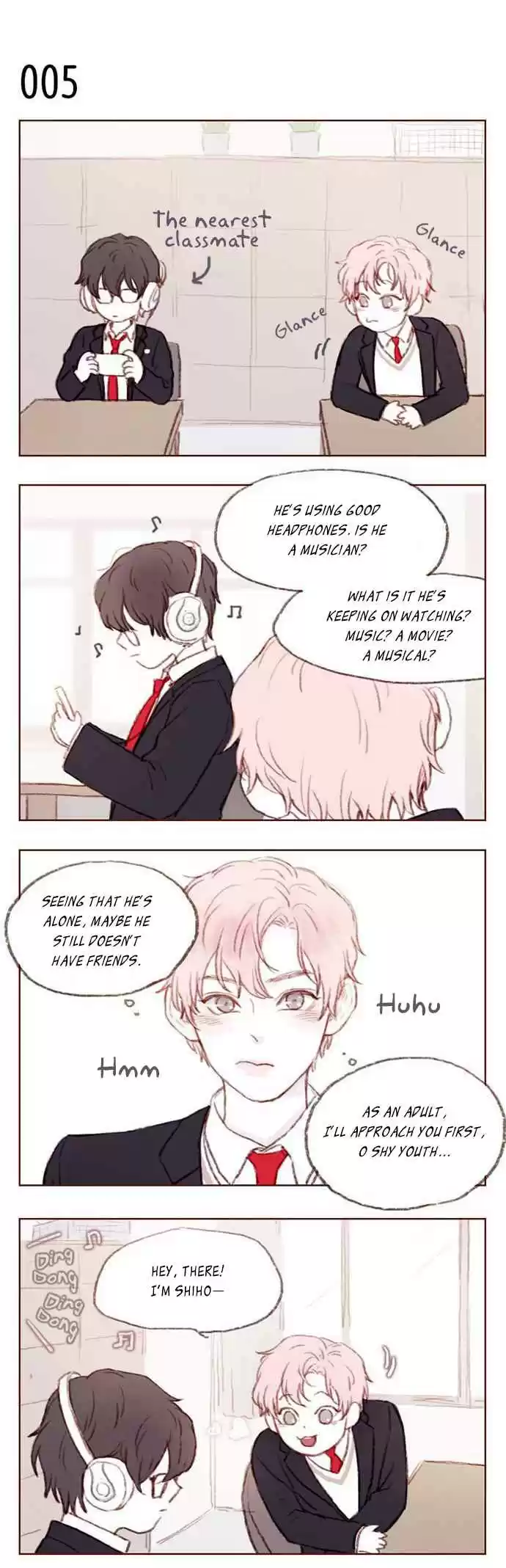 Hongshi Loves Me! Ch. 1 Is it you? The rookie around here?