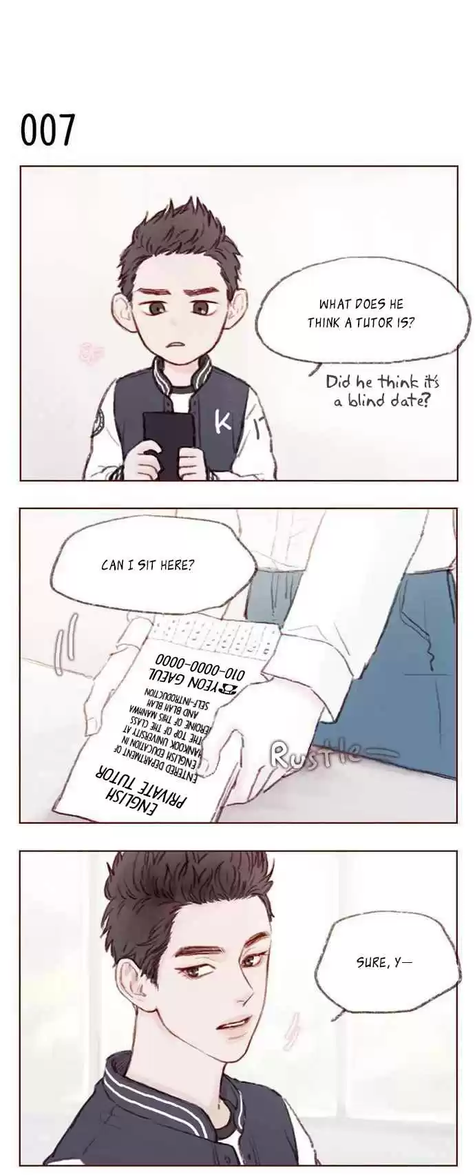 Hongshi Loves Me! Ch. 1 Is it you? The rookie around here?