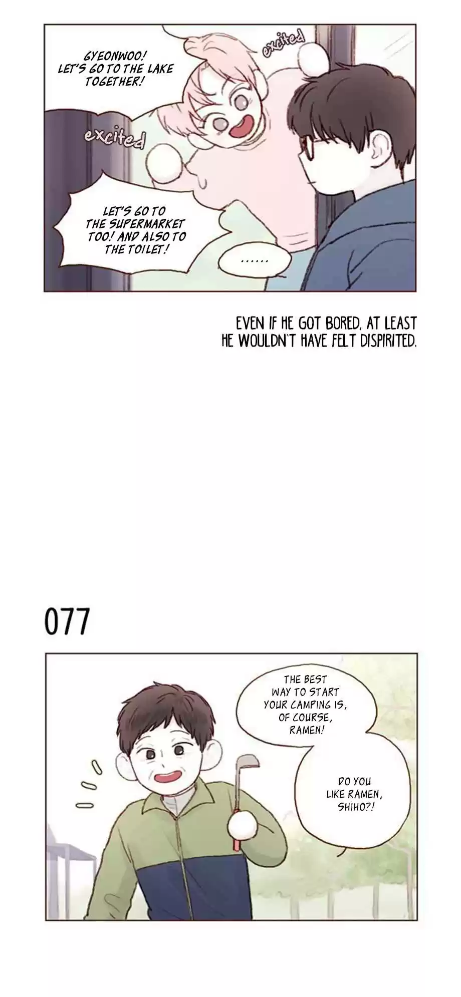 Hongshi Loves Me! Ch. 10 We are ‘like that’ from now on