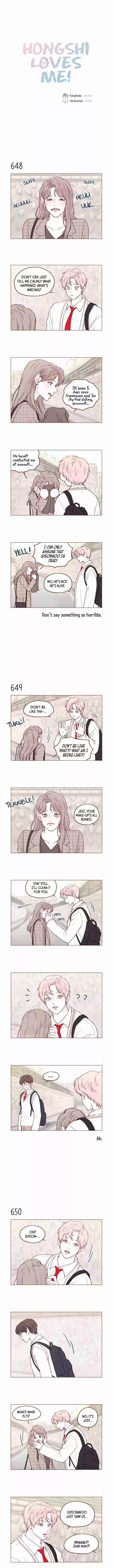 Hongshi Loves Me! Ch. 102 Since I Guess I Was the Only One Who Was In This Relationship.