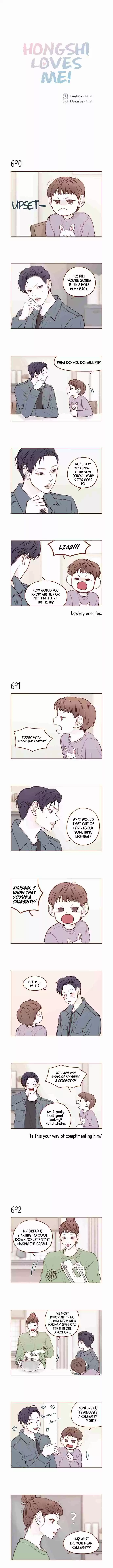 Hongshi Loves Me! Ch. 108 You're A Celebrity, Ahjussi!