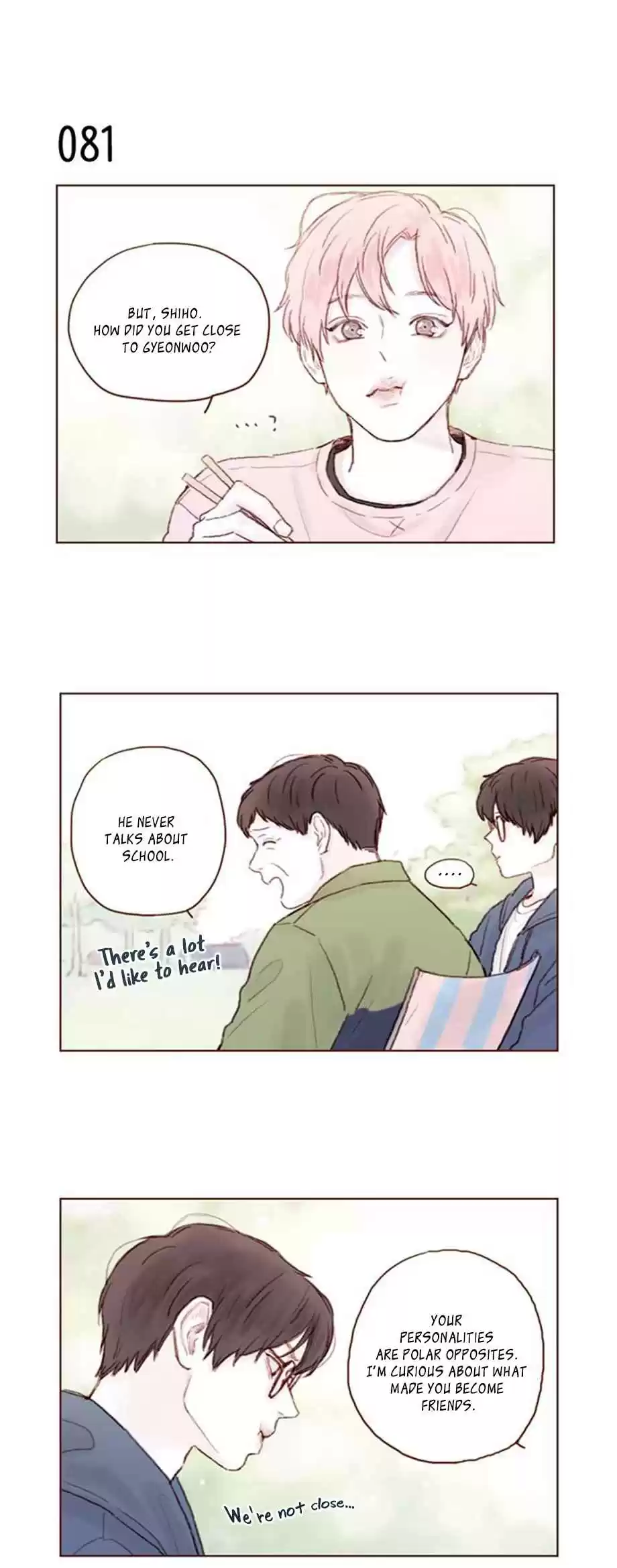 Hongshi Loves Me! Ch. 11 I want to look into your mind!