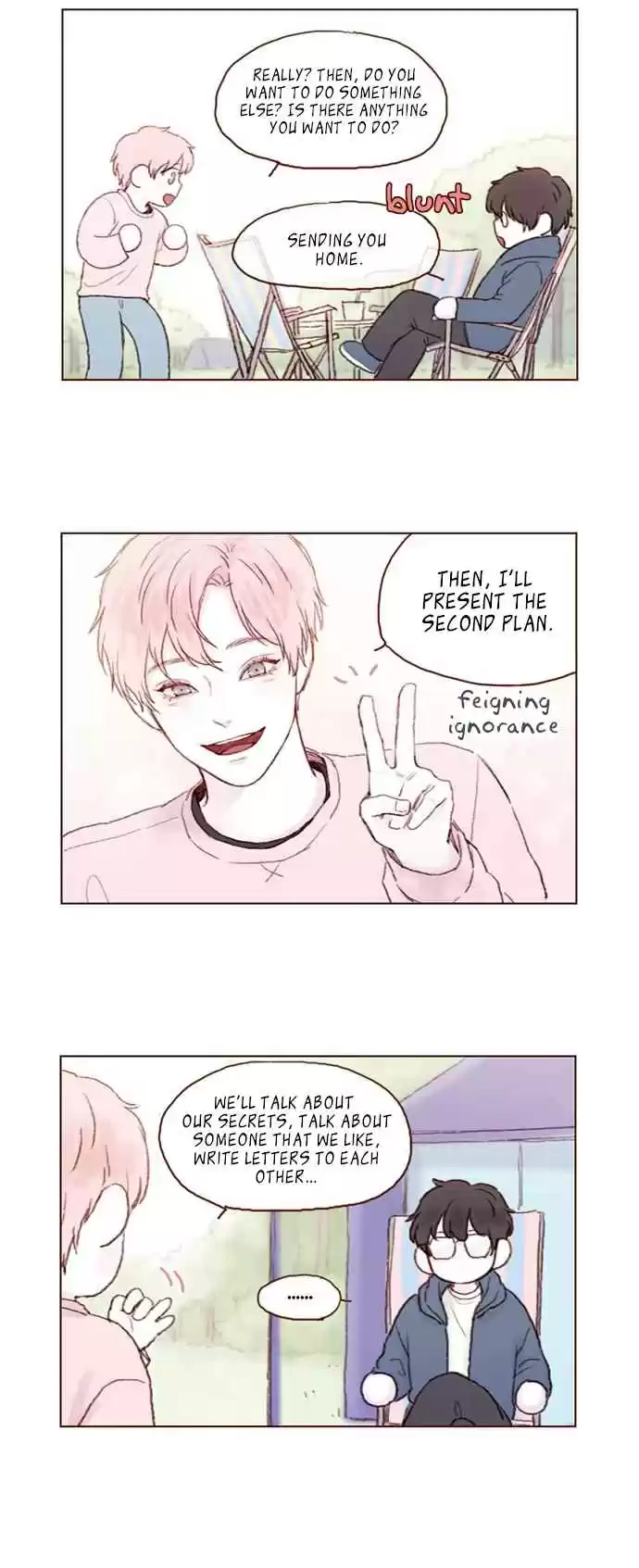 Hongshi Loves Me! Ch. 12 It’s great that I followed you, right?!