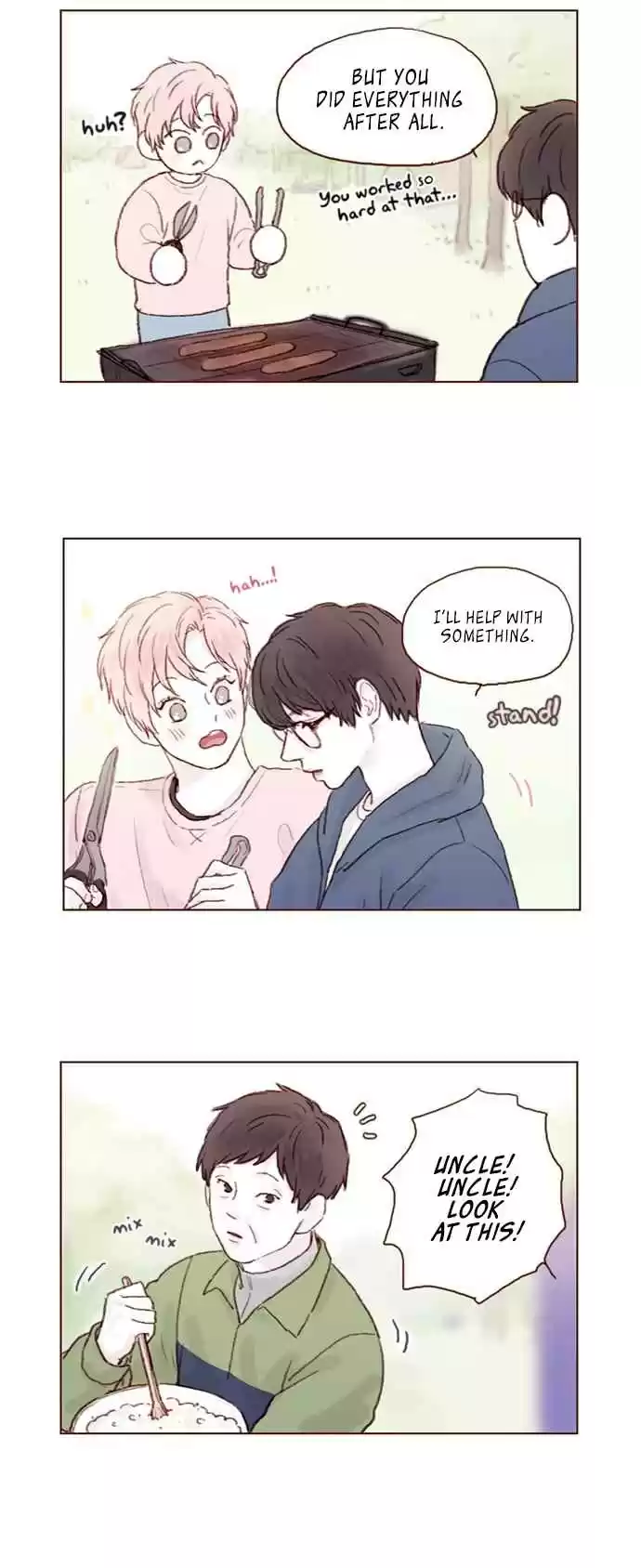 Hongshi Loves Me! Ch. 12 It’s great that I followed you, right?!