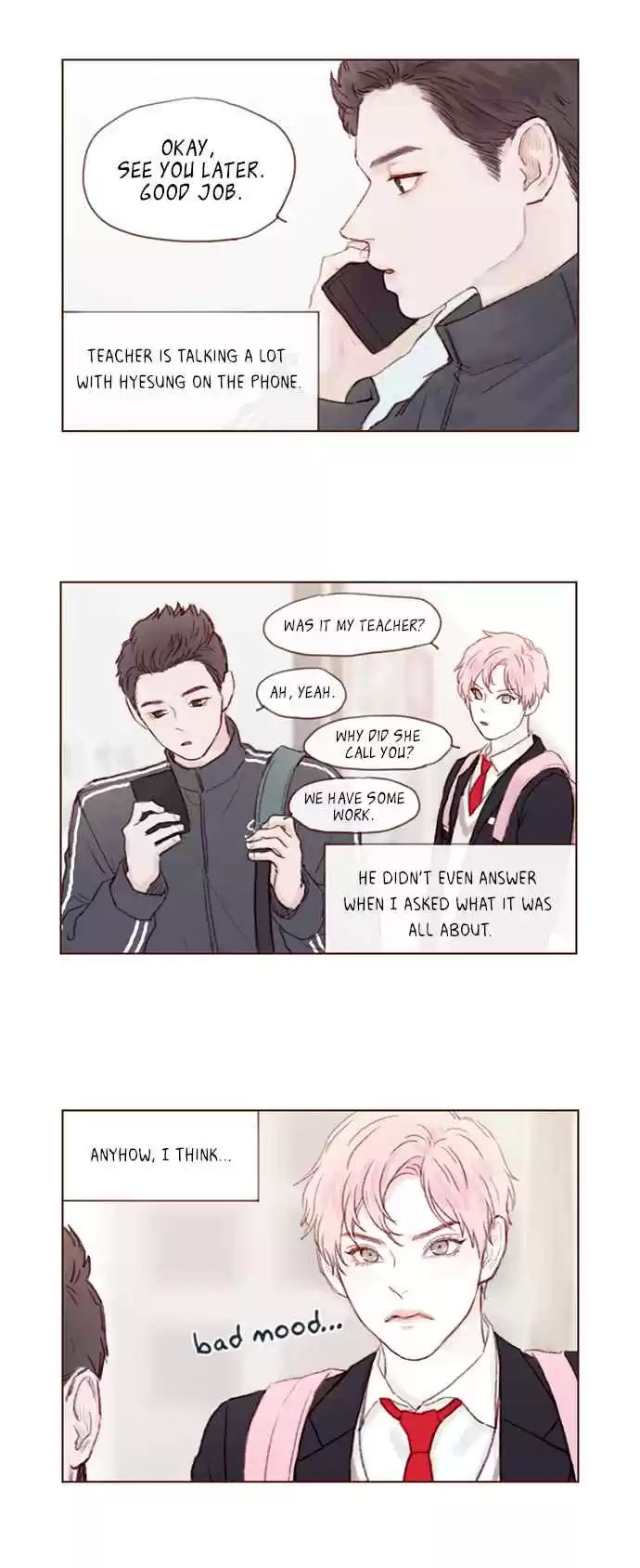 Hongshi Loves Me! Ch. 14 Why have you guys been meeting in secret recently?