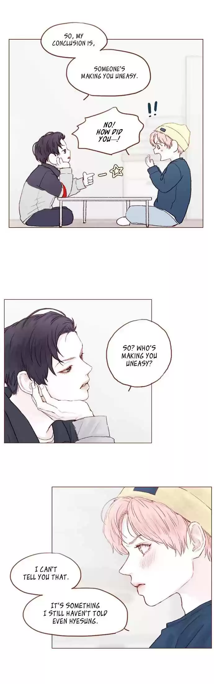 Hongshi Loves Me! Ch. 16 Someone's making you uneasy.