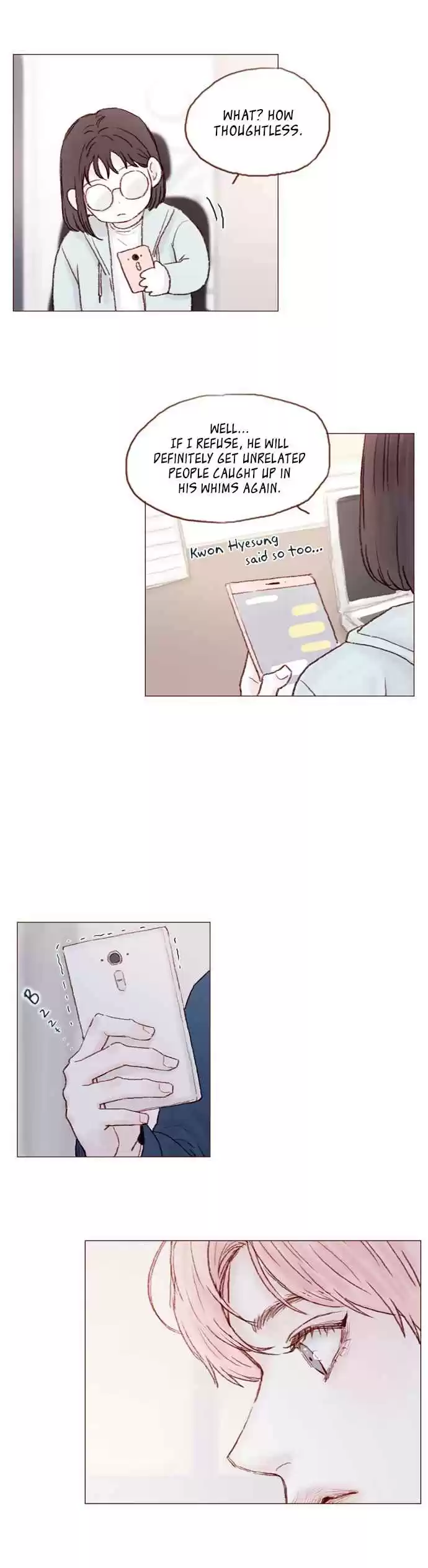 Hongshi Loves Me! Ch. 17 I hope you’re not pushing away only me