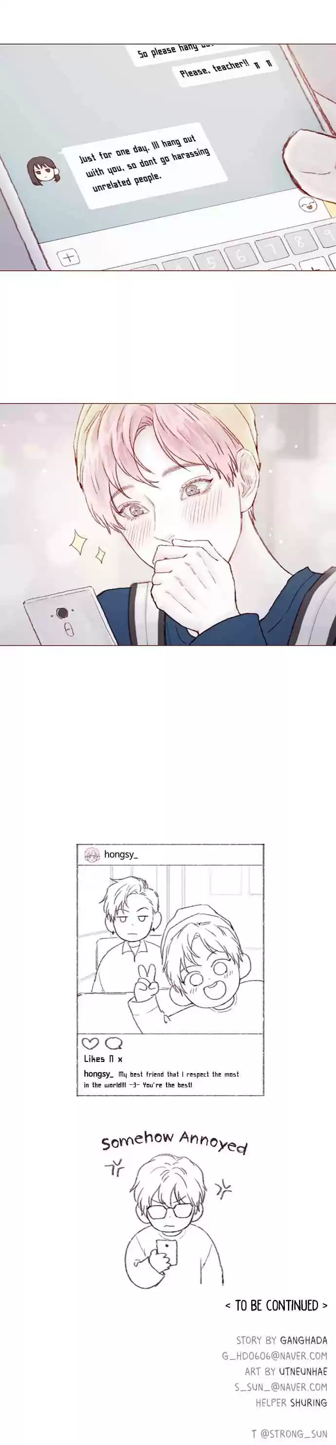 Hongshi Loves Me! Ch. 17 I hope you’re not pushing away only me