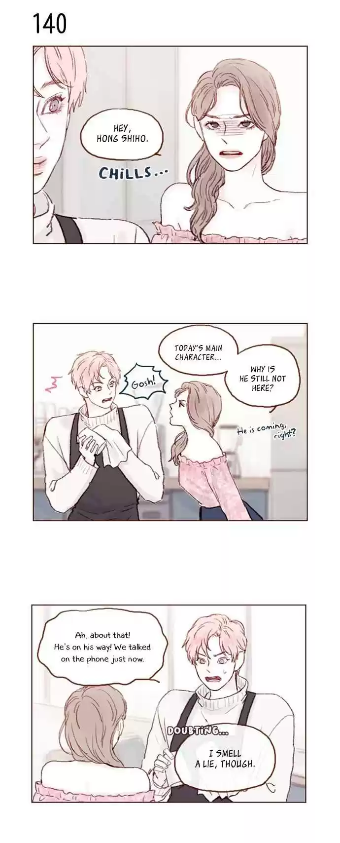 Hongshi Loves Me! Ch. 20 I'm here to meet Shiho hyung.