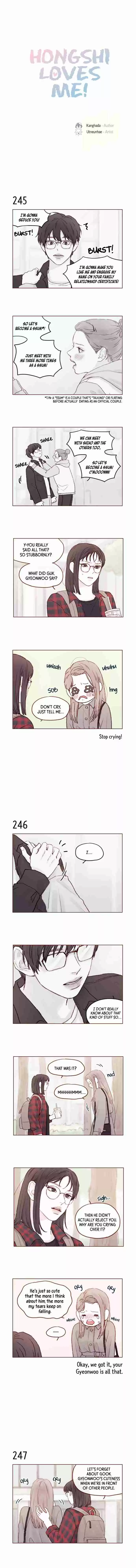 Hongshi Loves Me! Ch. 35 Kwon Hyesung in the Flesh is Amazing!