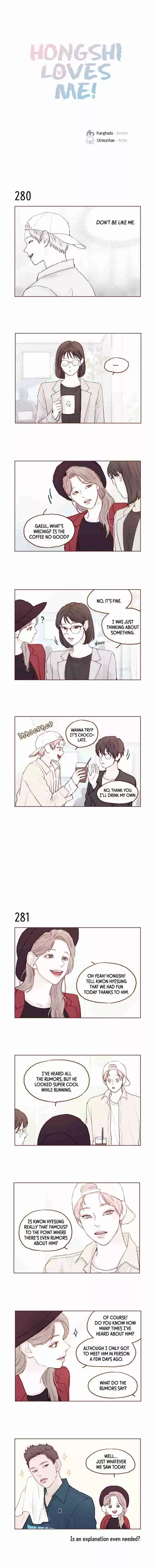 Hongshi Loves Me! Ch. 40 What I'm After is Your Heart.