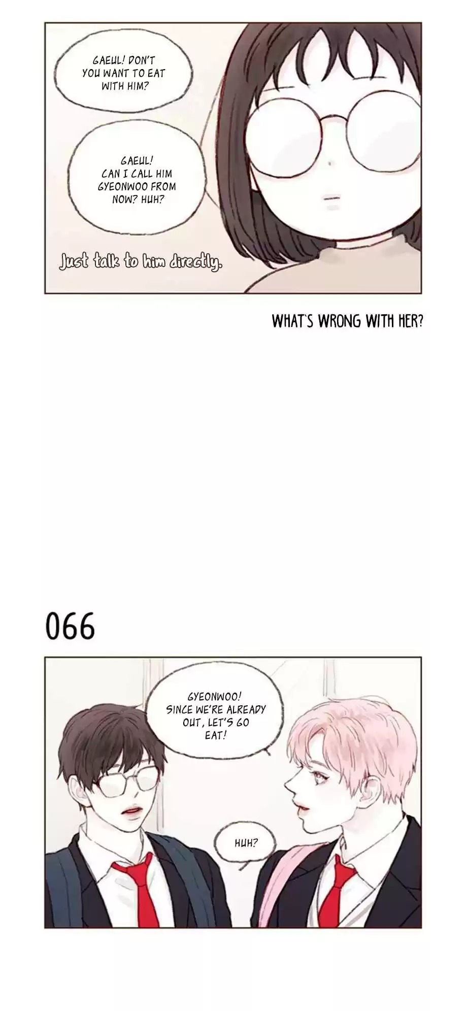 Hongshi Loves Me! Ch. 9 It just looks like she’s interested in me, though.