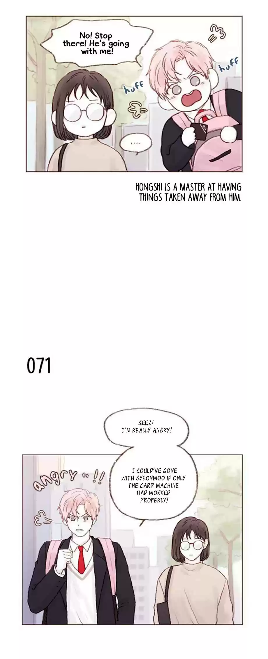 Hongshi Loves Me! Ch. 9 It just looks like she’s interested in me, though.