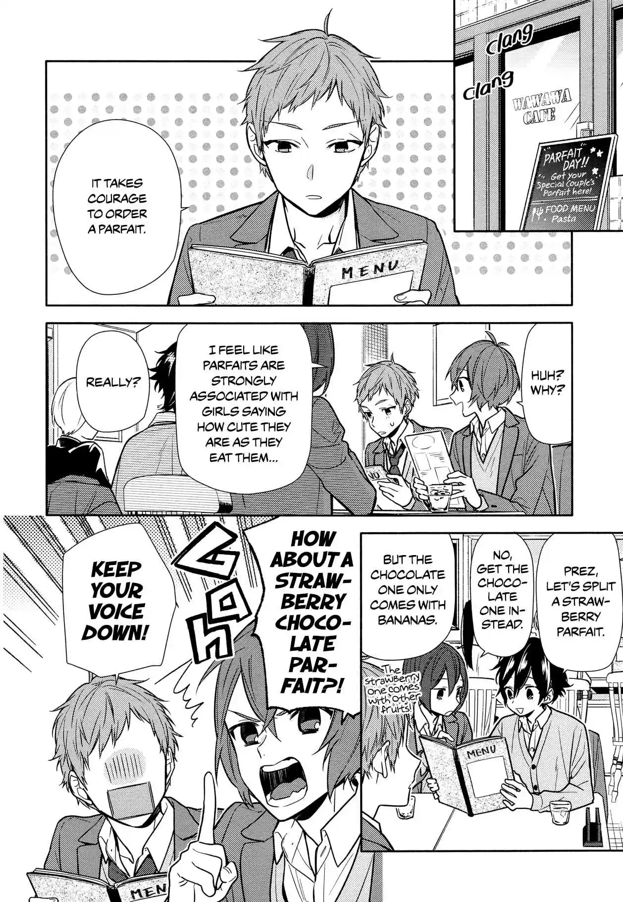 Horimiya Ch. 102 Family Restaurant