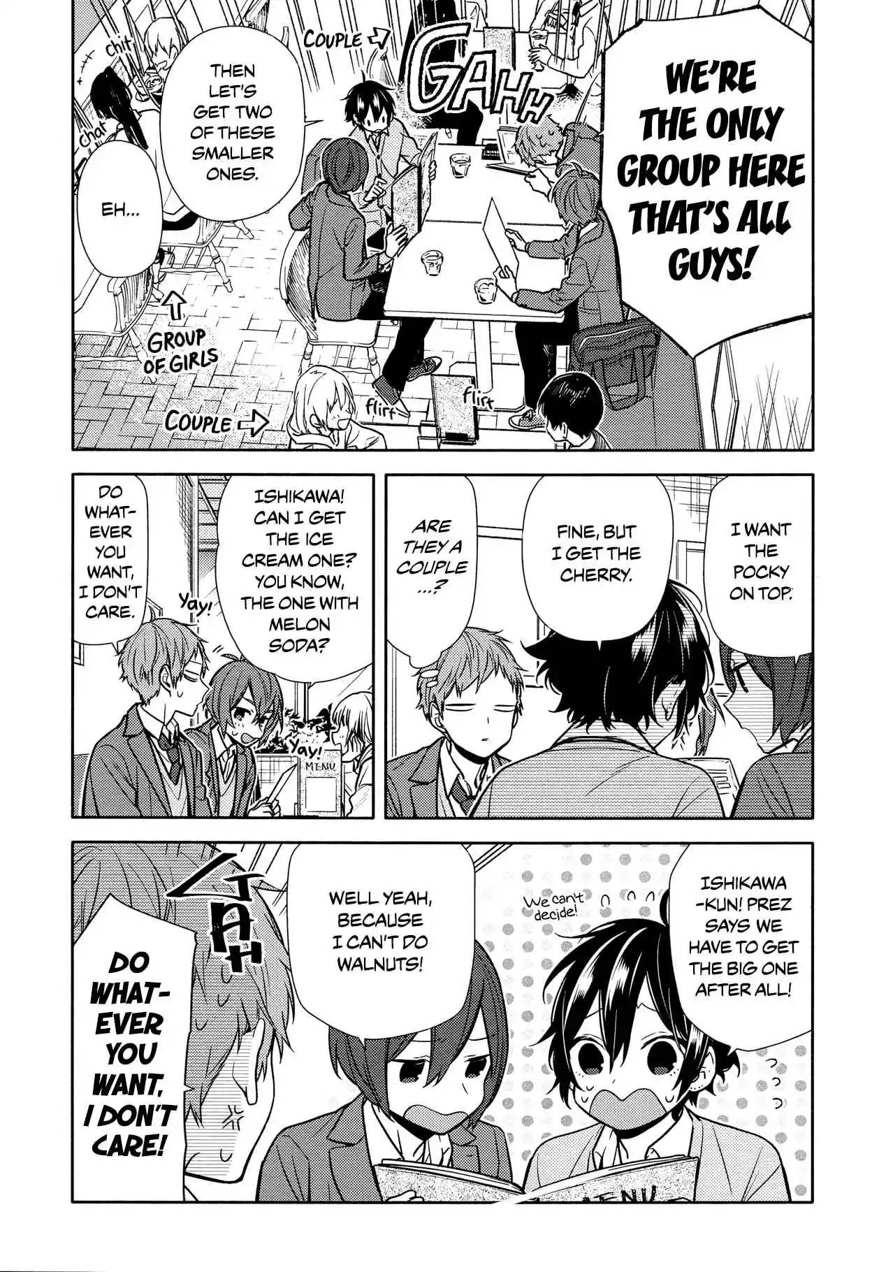 Horimiya Ch. 102 Family Restaurant