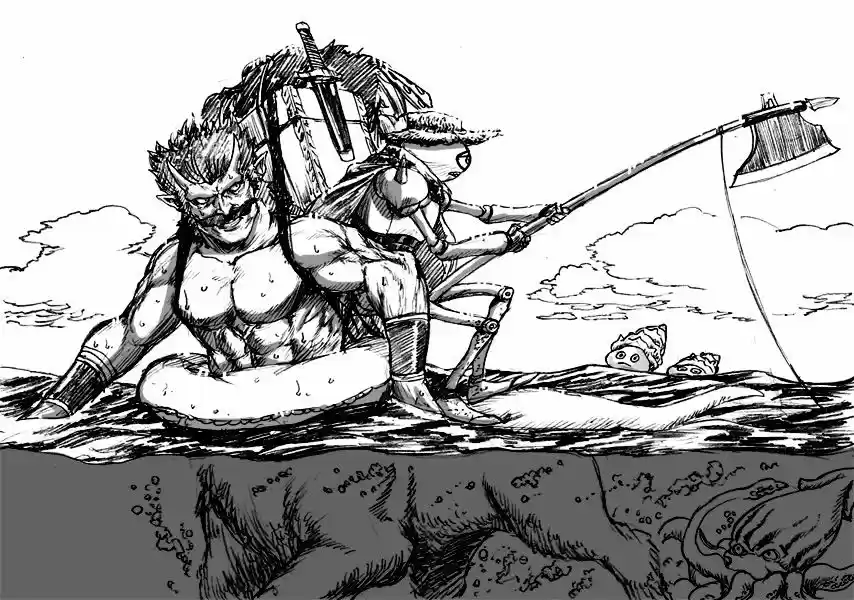 How I stalked some dude with an exposed nipple and stumbled upon the Zenithian Sword ch.82