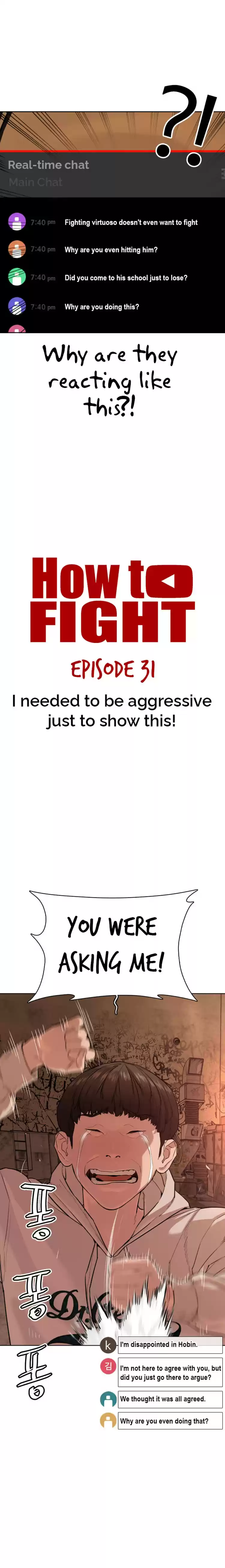 How to Fight Ch. 31 I needed to be Aggressive just to Show this