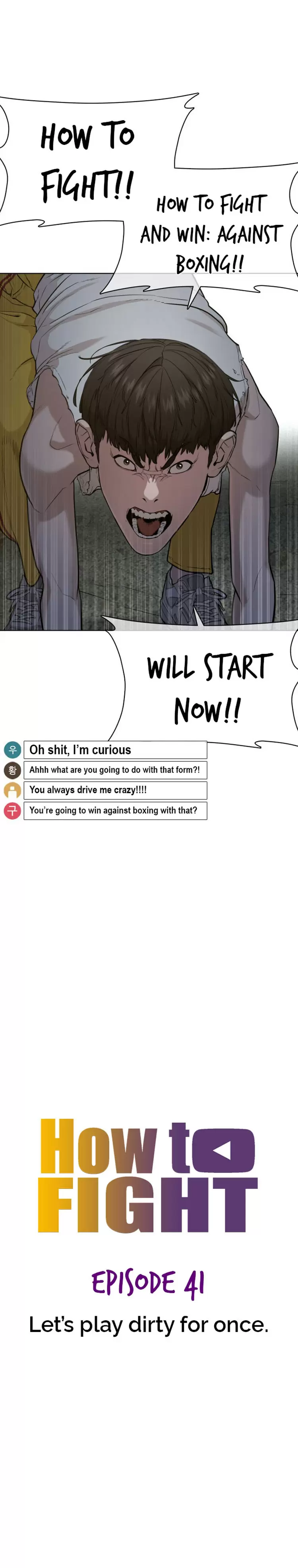 How to Fight Ch. 41 Let’s play Dirty for Once