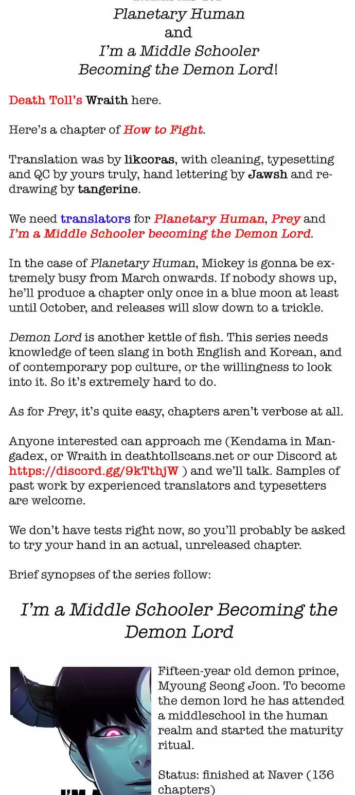 How To Fight Chapter 101