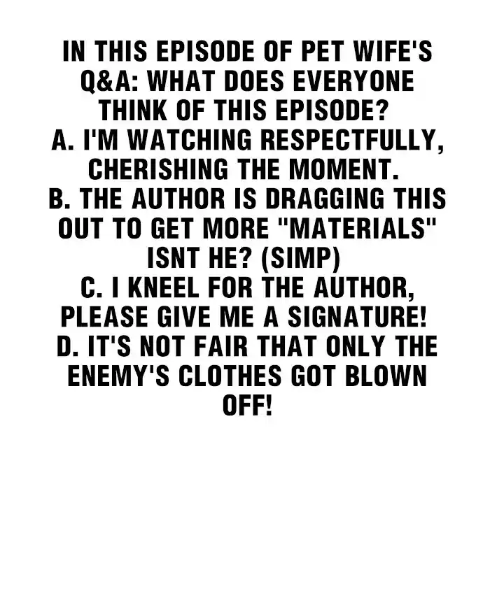 How To Properly Care For Your Pet Wife Chapter 100