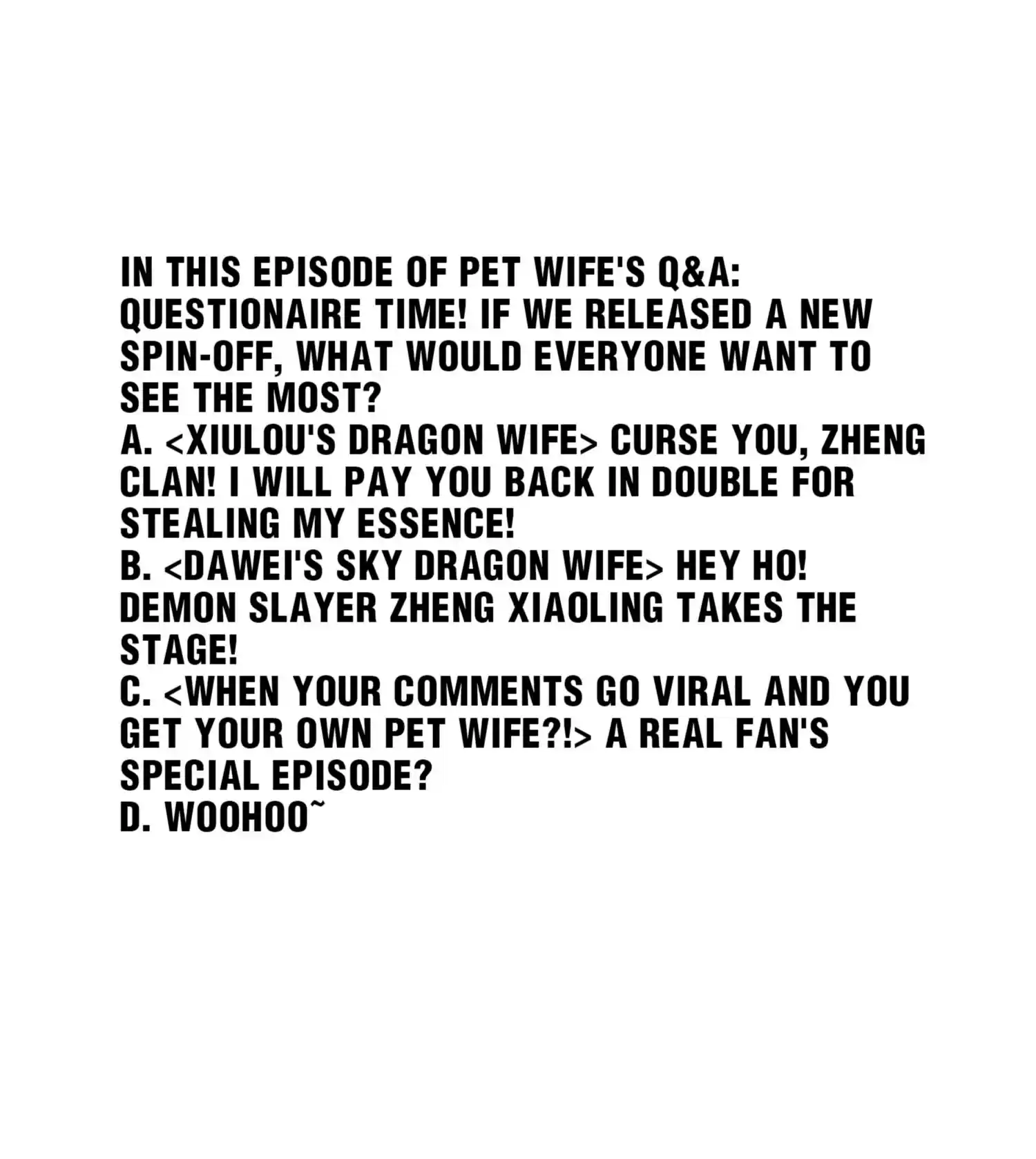 How To Properly Care For Your Pet Wife Chapter 58
