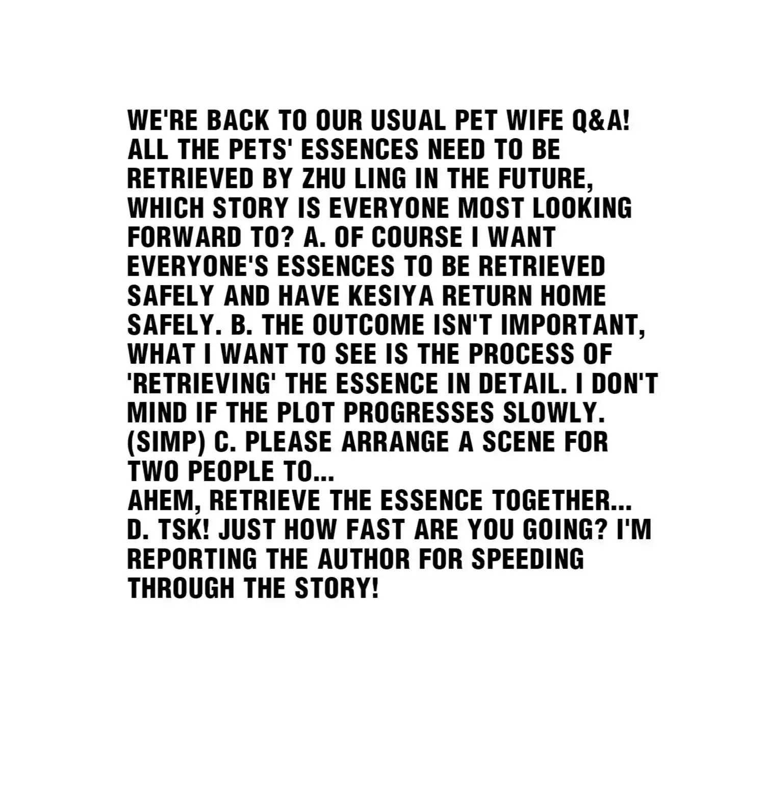 How To Properly Care For Your Pet Wife Chapter 69