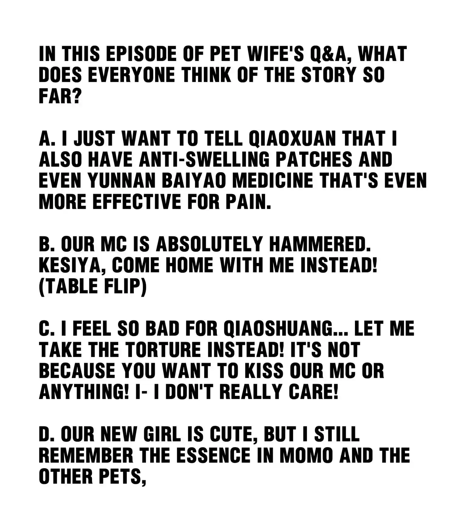 How To Properly Care For Your Pet Wife Chapter 71