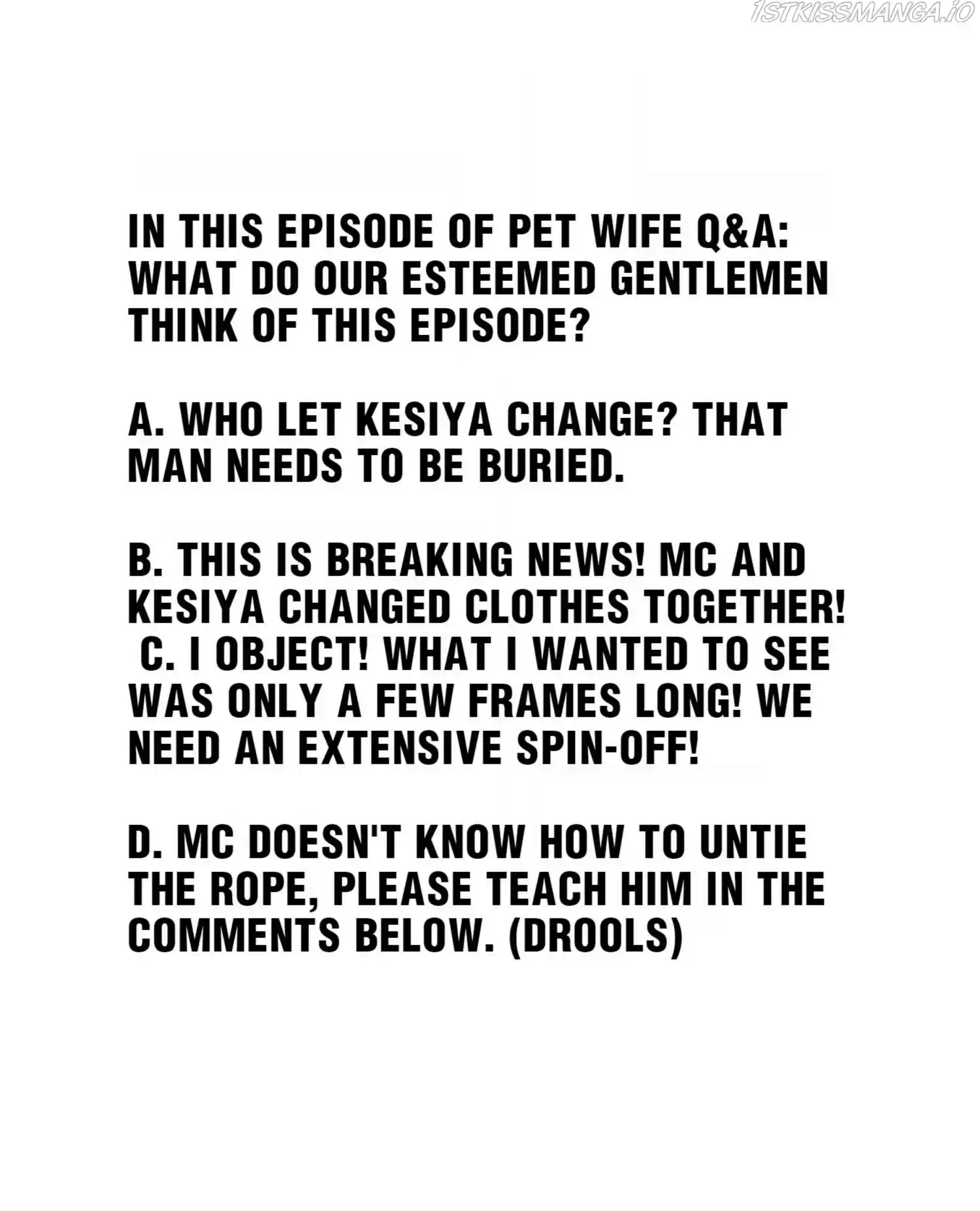 How To Properly Care For Your Pet Wife Chapter 82