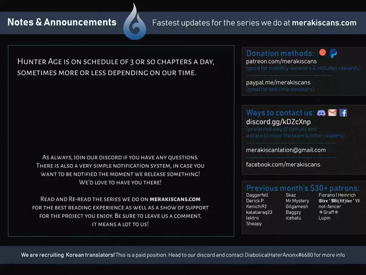 Hunter Age Ch. 166 No Regrets