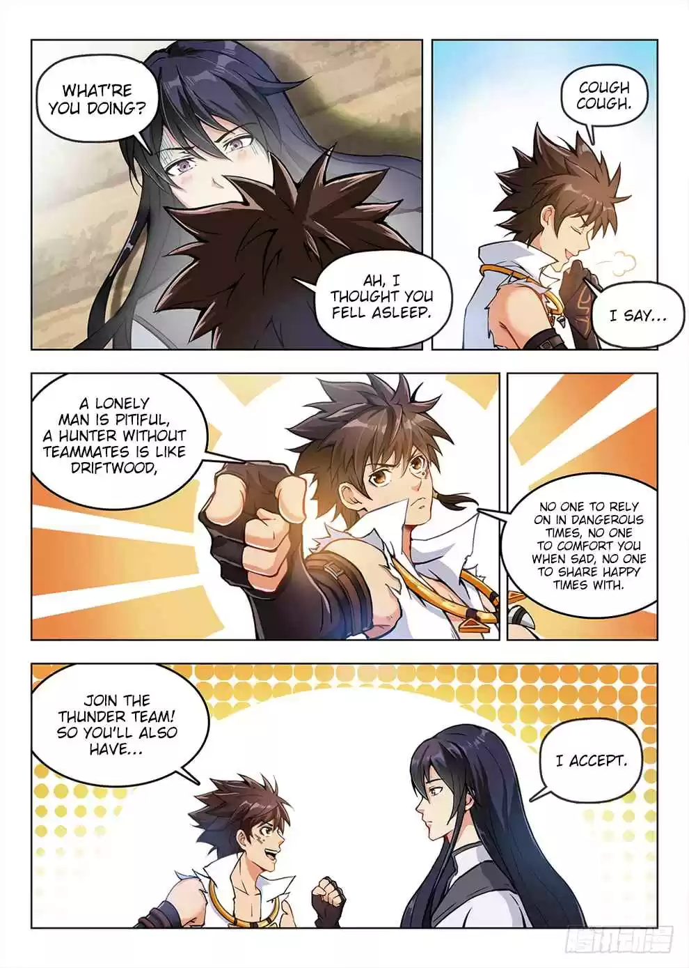 Hunter Age Ch. 193 Ming He Joins the Team