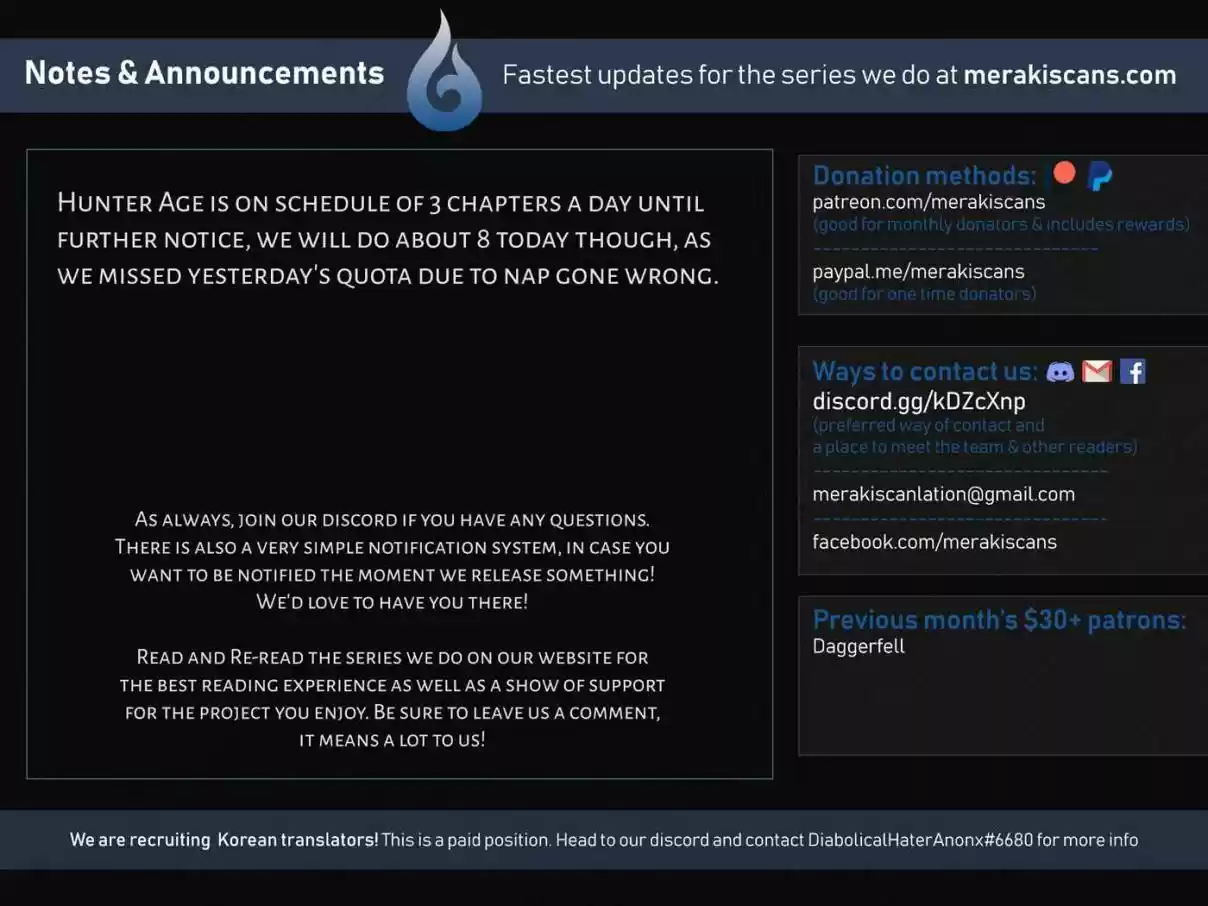 Hunter Age Ch. 25 Hero’s Journey