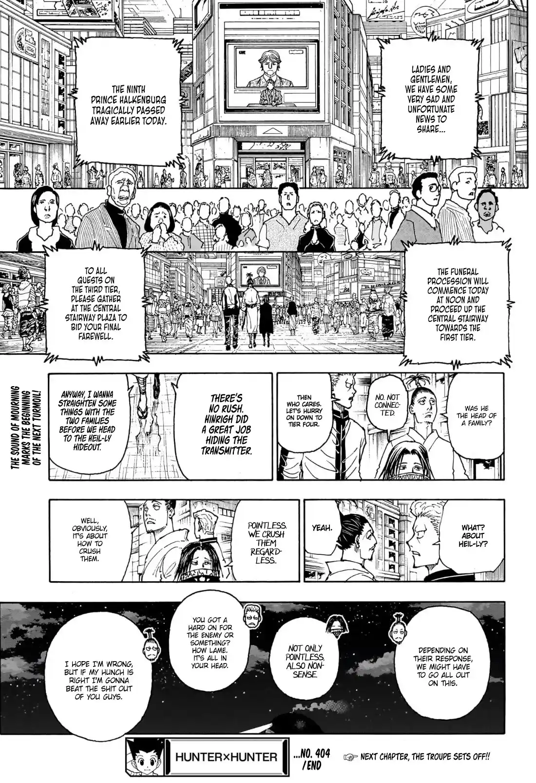Hunter X Hunter Chapter 404