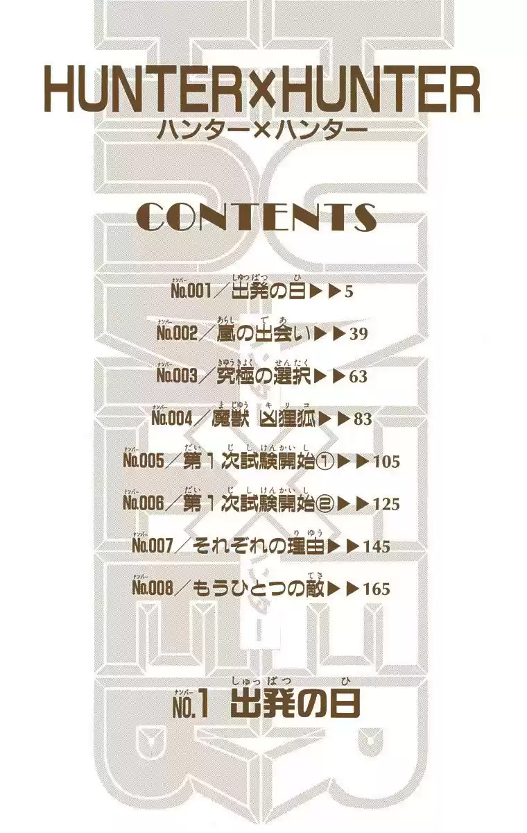 Hunter x Hunter Full Color Vol. 1 Ch. 1 The Day of Departure