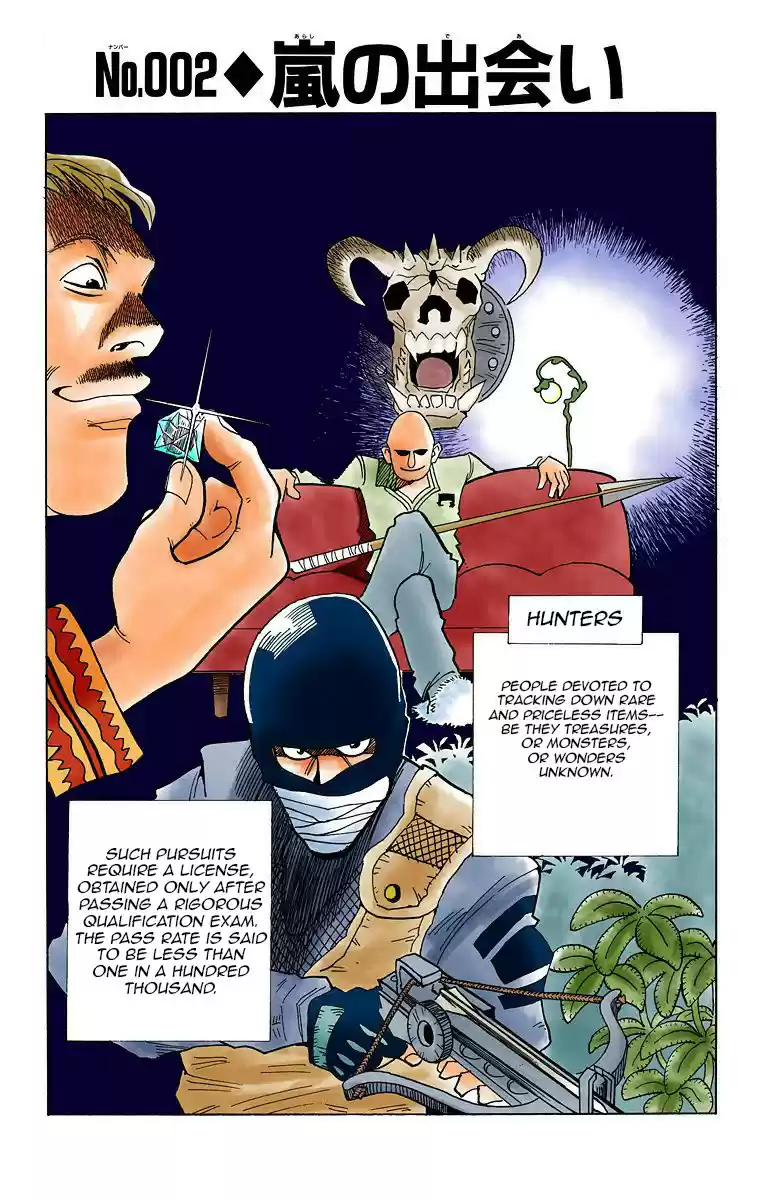Hunter x Hunter Full Color Vol. 1 Ch. 2 An Encounter in the Storm