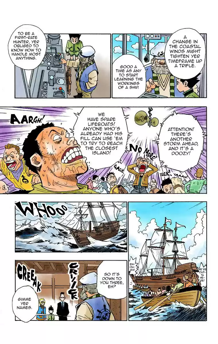 Hunter x Hunter Full Color Vol. 1 Ch. 2 An Encounter in the Storm