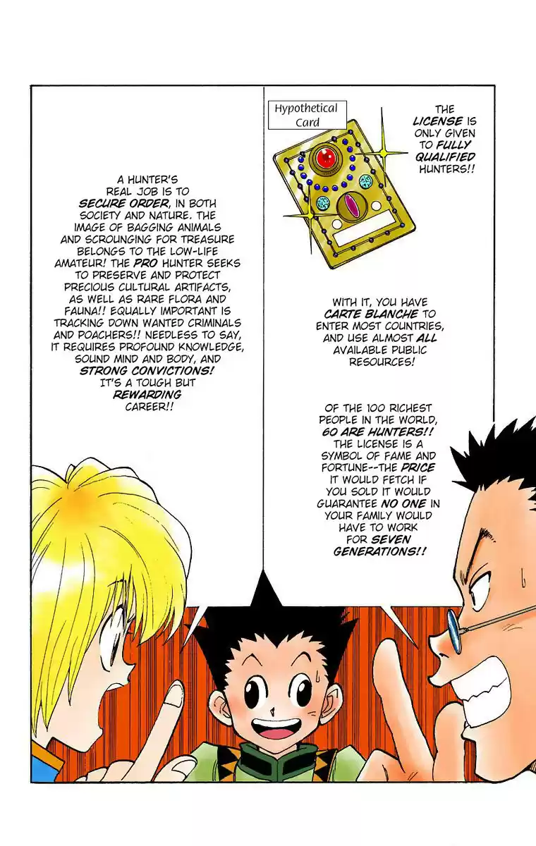 Hunter x Hunter Full Color Vol. 1 Ch. 5 The First Phase Begins, Part 1