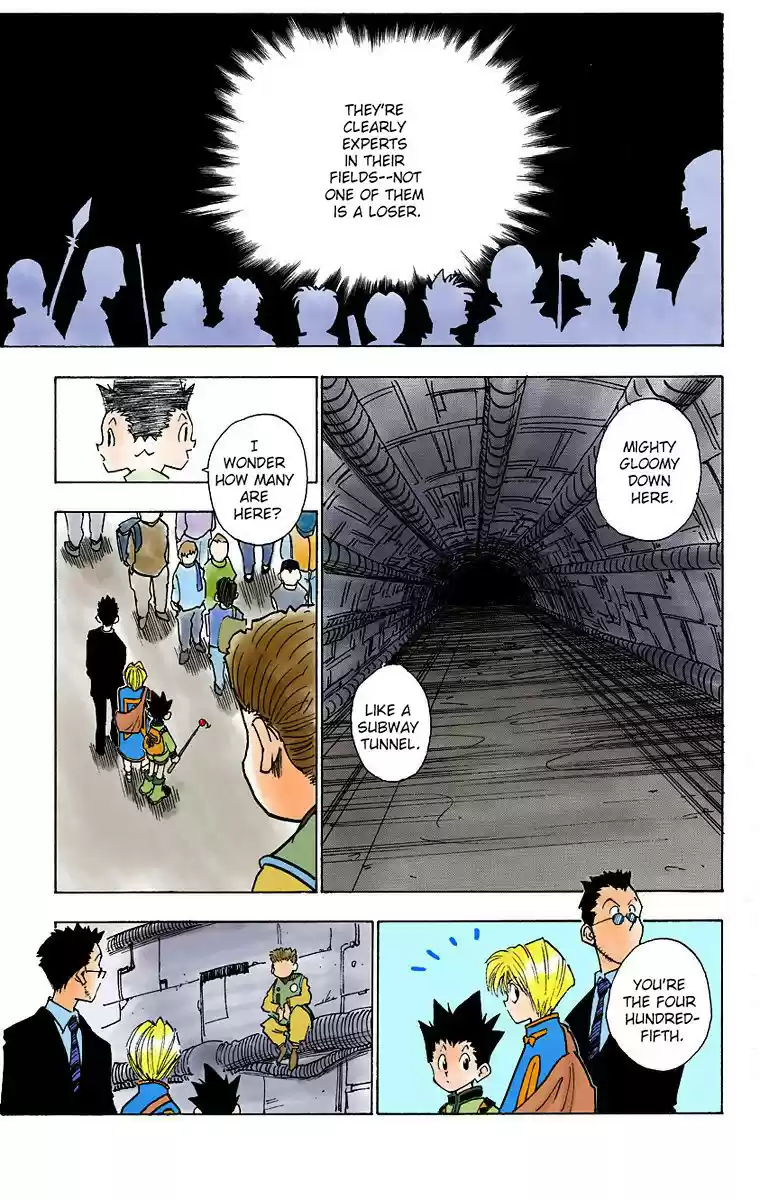 Hunter x Hunter Full Color Vol. 1 Ch. 5 The First Phase Begins, Part 1