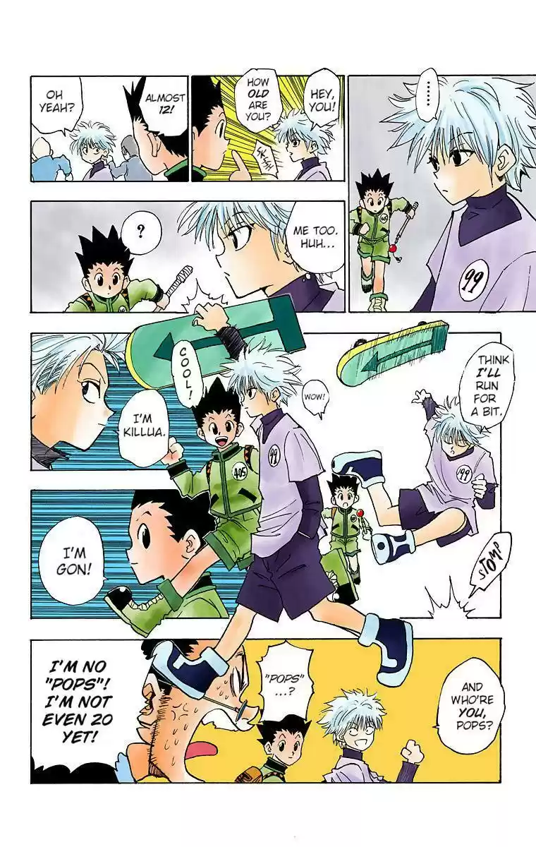 Hunter x Hunter Full Color Vol. 1 Ch. 6 The First Phase Begins, Part 2