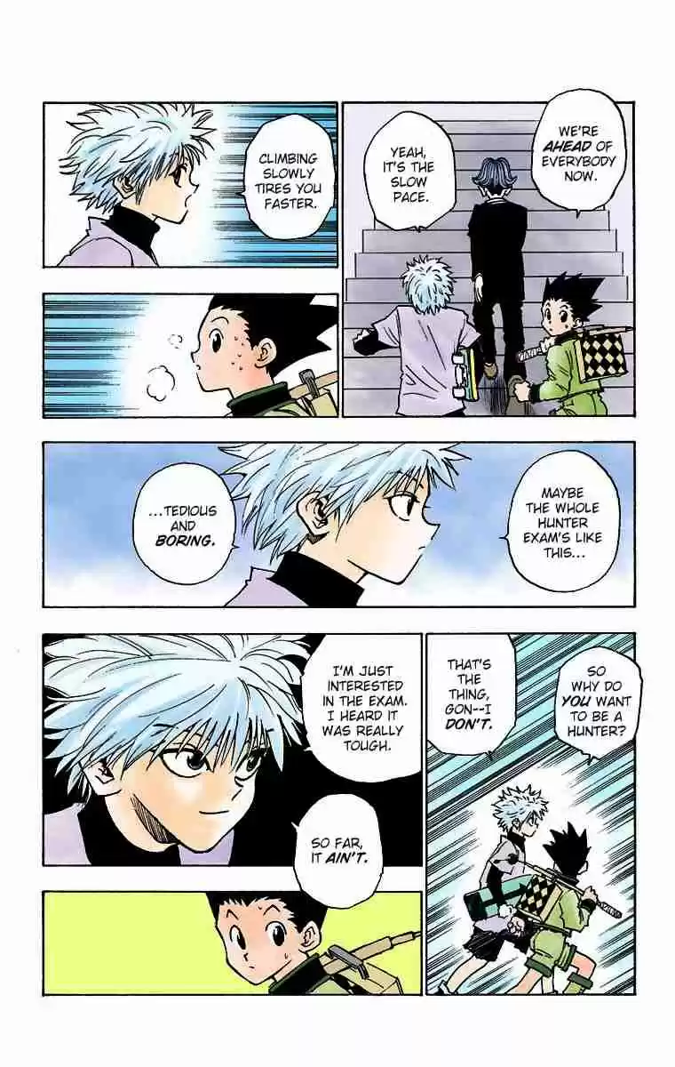 Hunter x Hunter Full Color Vol. 1 Ch. 7 Respective Reasons