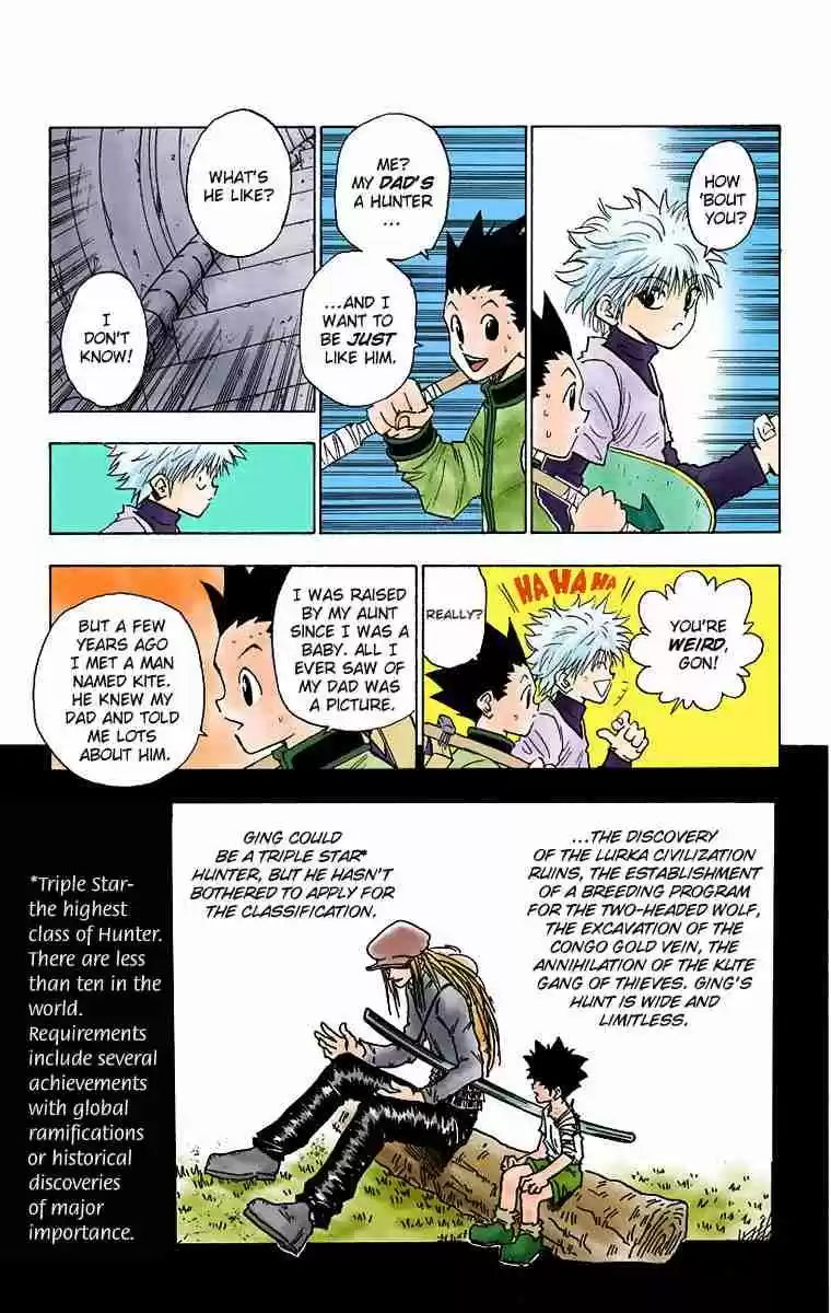 Hunter x Hunter Full Color Vol. 1 Ch. 7 Respective Reasons