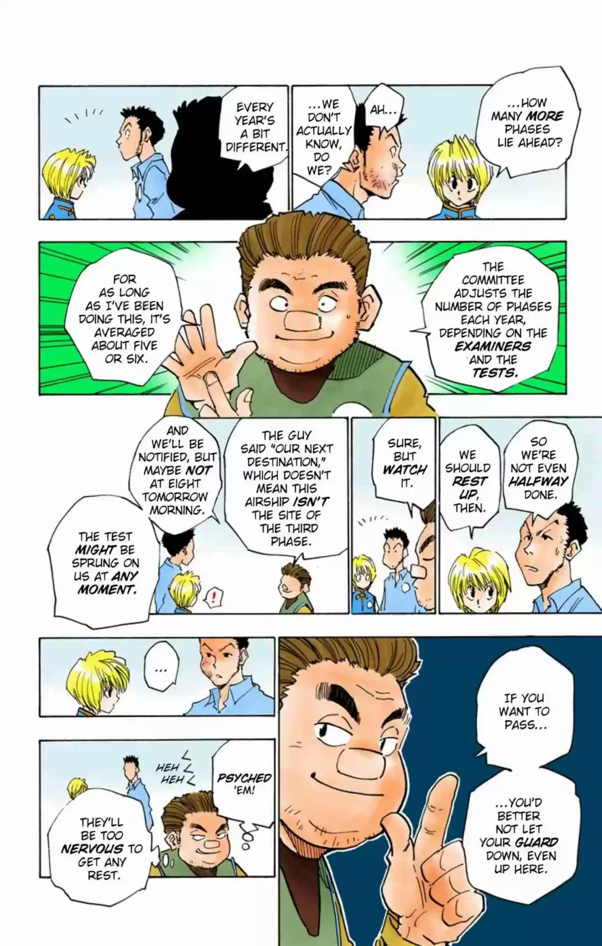 Hunter x Hunter Full Color Vol. 2 Ch. 13 A Game at Midnight, Part 1