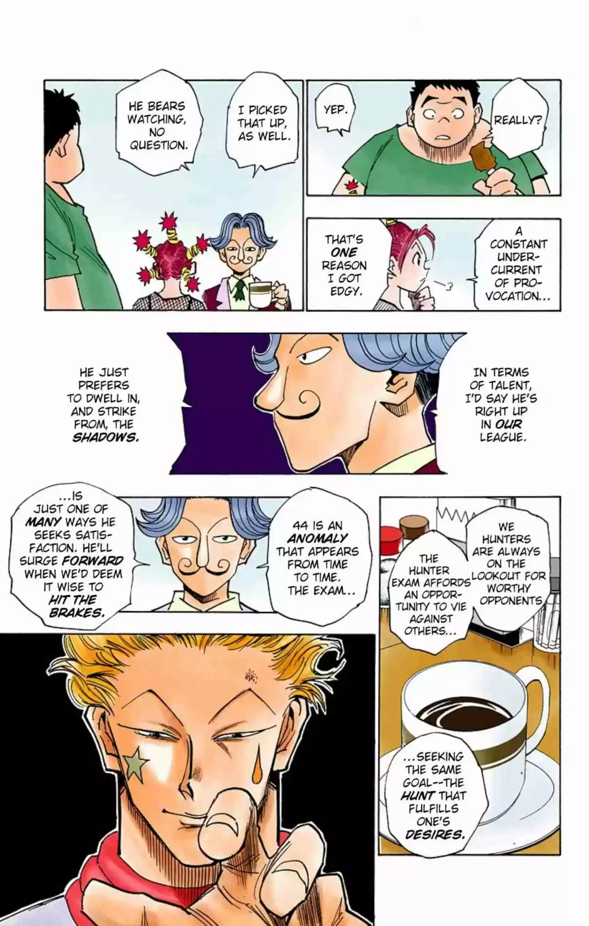 Hunter x Hunter Full Color Vol. 2 Ch. 13 A Game at Midnight, Part 1